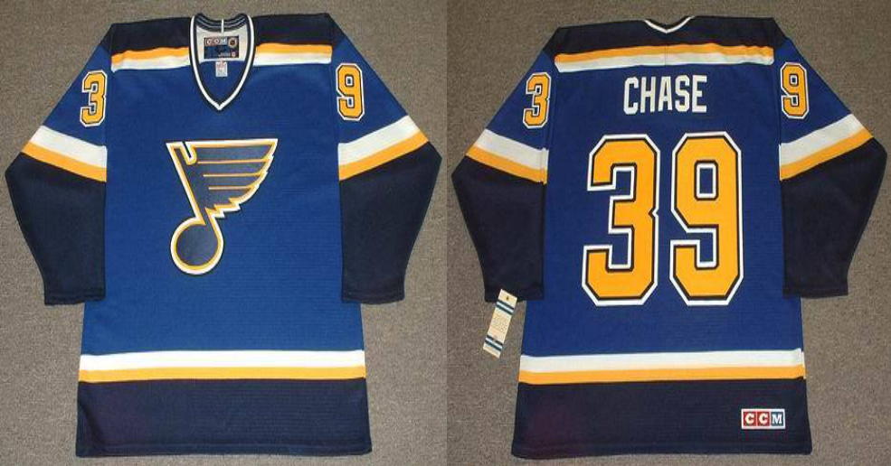 2019 Men St.Louis Blues #39 Chase blue CCM NHL jerseys->st.louis blues->NHL Jersey